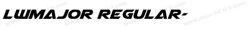 LwMajor Regular字体转换